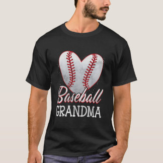 T'S My Grandson Out Baseball He Grandmother Grandm Tシャツ