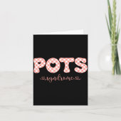 Ts Syndrome Valentine Day Funny Chronic Illness Aw カード (正面)