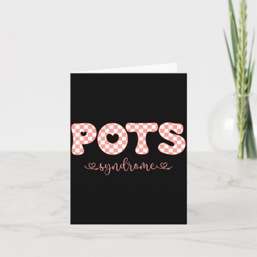 Ts Syndrome Valentine Day Funny Chronic Illness Aw カード (正面)