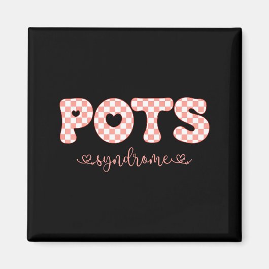 Ts Syndrome Valentine Day Funny Chronic Illness Aw マグネット (正面)