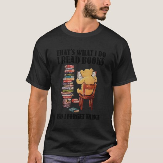 T'S W私は本を読作り、私は忘れP O O Tシャツ (正面)