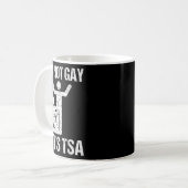 TSAセキュリティが冗談でゲイじゃないなら面白い引用符 コーヒーマグカップ (正面左)