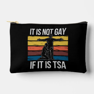 TSAセキュリティチェックはゲイじゃない LGBTQプライド アクセサリーポーチ