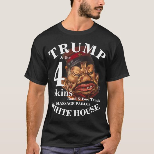 TSA 国土安全保障省 HG エプスタイン マッサージ ガール フードトラック Tシャツ (正面)