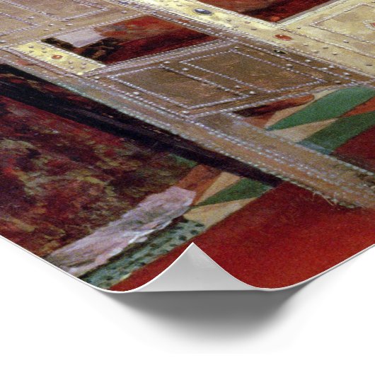 Tsar Mikhail FyodorovichとBoyars ポスター (角)