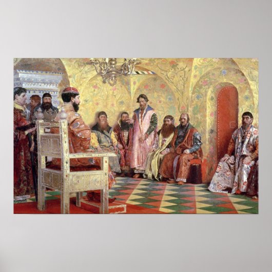 Tsar Mikhail FyodorovichとBoyars ポスター (正面)