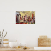 Tsar Mikhail FyodorovichとBoyars ポスター (キッチン)