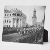 Tsar Nicholas（1868年～1918年）のアレクサンドラへの結婚 フォトプラーク (側面)