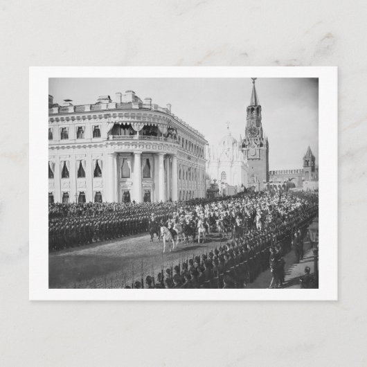 Tsar Nicholas（1868年～1918年）のアレクサンドラへの結婚 ポストカード (正面)