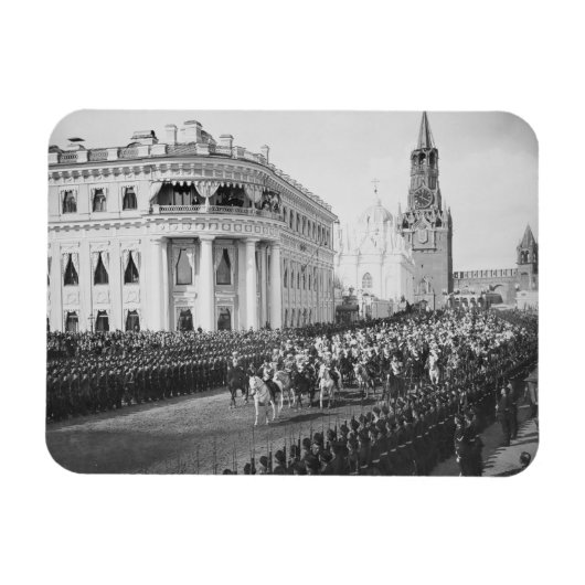 Tsar Nicholas（1868年～1918年）のアレクサンドラへの結婚 マグネット (横)