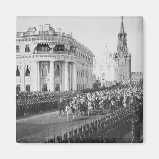 Tsar Nicholas（1868年～1918年）のアレクサンドラへの結婚 マグネット (正面)