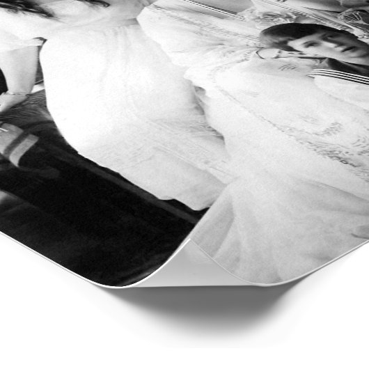 Tsar Nicholas IIとその家族 – 1913 ポスター (角)