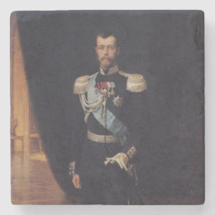 Tsar Nicholas IIのポートレート(Albert Edelfelt著) ストーンコースター