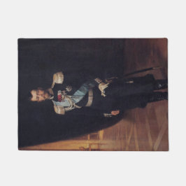 Tsar Nicholas IIのポートレート（Albert Edelfelt著） ドアマット