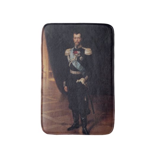 Tsar Nicholas IIのポートレート（Albert Edelfelt著） バスマット (正面縦)