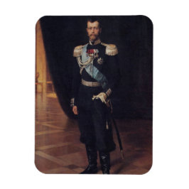 Tsar Nicholas IIのポートレート（Albert Edelfelt著） マグネット