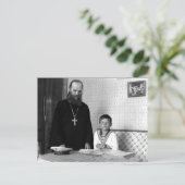 Tsarevich Alexis Romanov、ロシア・ポストの息子tsar ポストカード (スタンド正面)