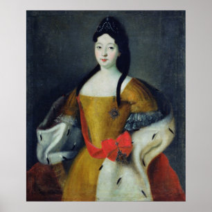 TsarevnaアナPetrovnaの1740年代のポートレート ポスター