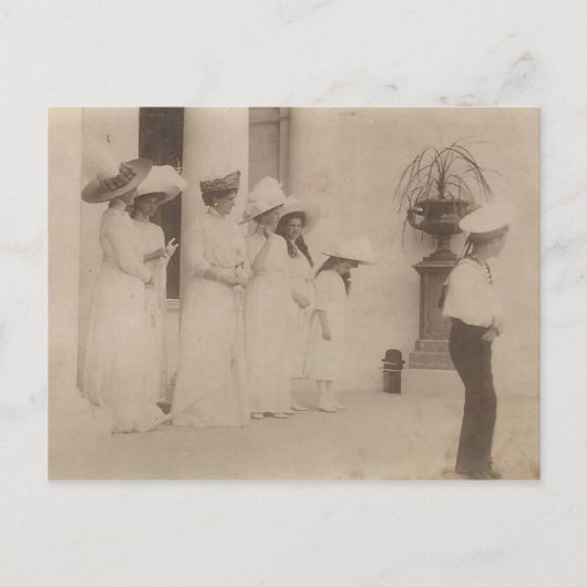 TSARINA & children OTMA & ALEXIS Romanov Russia#11 ポストカード (正面)