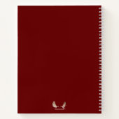 Tsaristロシア郵便切手ノート ノートブック (裏面)