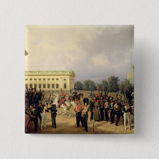 Tsarskoye Seloのロシアのな監視 缶バッジ (正面)