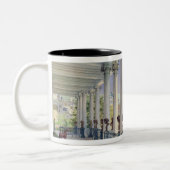Tsarskoye Selo 1859年のカメロンのギャラリー ツートーンマグカップ (左)