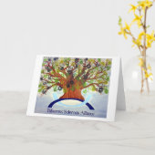 TSCファミリーツリーノテカード カード (黄色い花)