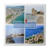 TSC006 FOLLONICA – モザイク,トスカーナ州,イタリア タイル (正面)