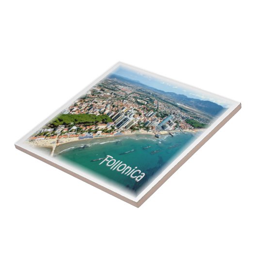 TSC009 FOLLONICA - Tuscany, Aerial View, タイル (側面)