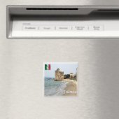 TSC011 FOLLONICA、ビーチ、トスカーナ、冷蔵庫 マグネット (インサイチュ (食洗機))