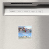 TSC020 VIAREGGIO，モザイク，トスカーナ，冷蔵庫 マグネット (インサイチュ (食洗機))