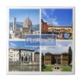 TSC031フィレンツェ、モザイク、トスカーナ タイル (正面)