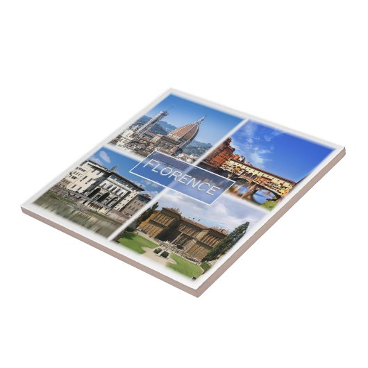 TSC031フィレンツェ、モザイク、トスカーナ タイル (側面)