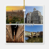 TSC033フィレンツェ、モザイク、トスカーナ セラミックオーナメント (裏面)