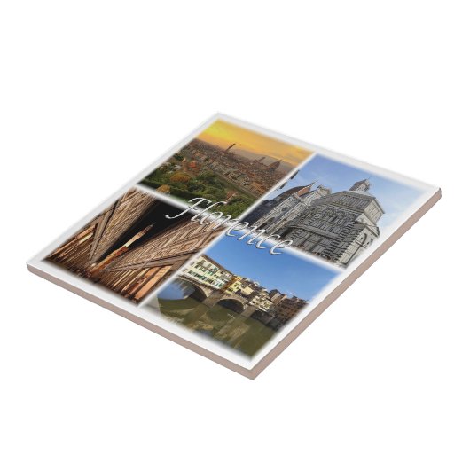 TSC033フィレンツェ、モザイク、トスカーナ、セラミックタイル タイル (側面)