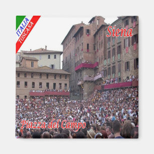 TSC059 SIENA, P.zza del campo, Tuscany,冷蔵庫 マグネット