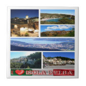 TSC065 ELBA ISLAND I Love, Tuscany, タイル (正面)