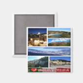 TSC065 ELBA ISLAND I Love, Tuscany,冷蔵庫 マグネット (正面/裏面)