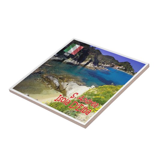TSC069 ELBA ISLAND Sant'Andrea, Tuscany, タイル (側面)