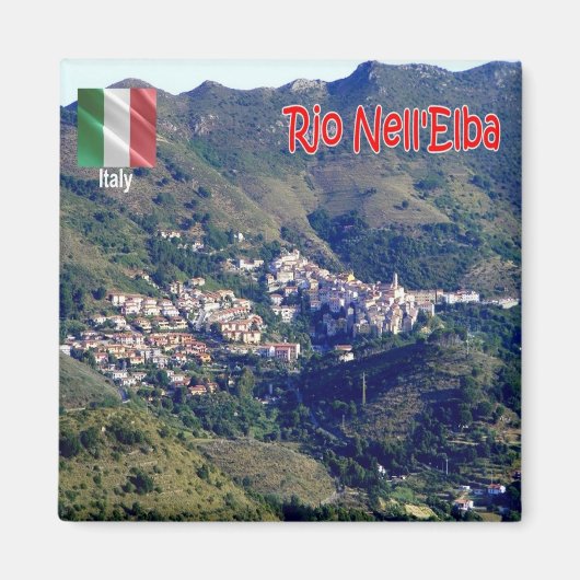 TSC070 RIO NELL'ELBA, ELBAアイランドトスカニー冷蔵庫 マグネット (正面)