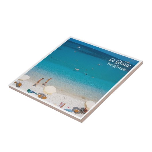 TSC073 PORTOFERRAIO ELBA島、トスカーナ州、 タイル (側面)