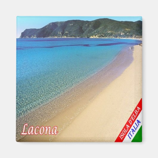 TSC075 LACONA, ELBA島，トスカーナ，冷蔵庫 マグネット (正面)