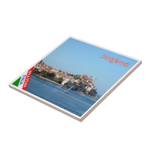 TSC077 PORTOFERRAIO ELBA Island, Tuscany, タイル (側面)
