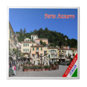 TSC079 PORTO AZZURRO ELBA Island, Tuscany, タイル (正面)