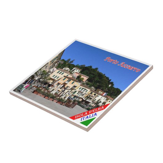 TSC079 PORTO AZZURRO ELBA Island, Tuscany, タイル (側面)