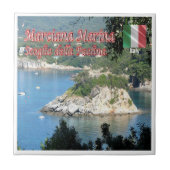 TSC082 MARCIANA MARINA，エルバ島， タイル (正面)