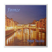 TSC086フィレンツェ、旧橋、トスカーナ タイル (正面)