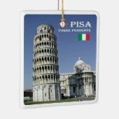 TSC096トスカーナ州ピサの斜塔、 セラミックオーナメント (右)