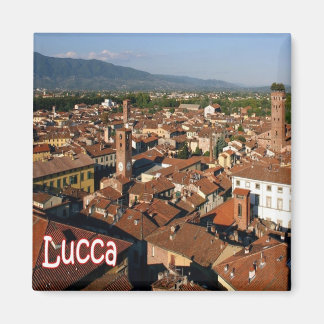 TSC110 LUCCA，パノラマ， Tuscany，イタリア，冷蔵庫 マグネット