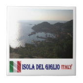 TSC119 GIGLIO ISLAND,ポート,トスカーナ, タイル (正面)